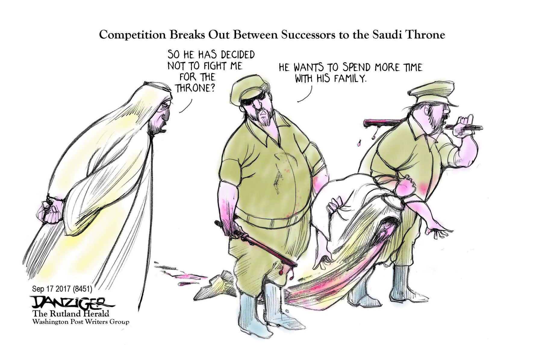 Jeff Danziger cartoon